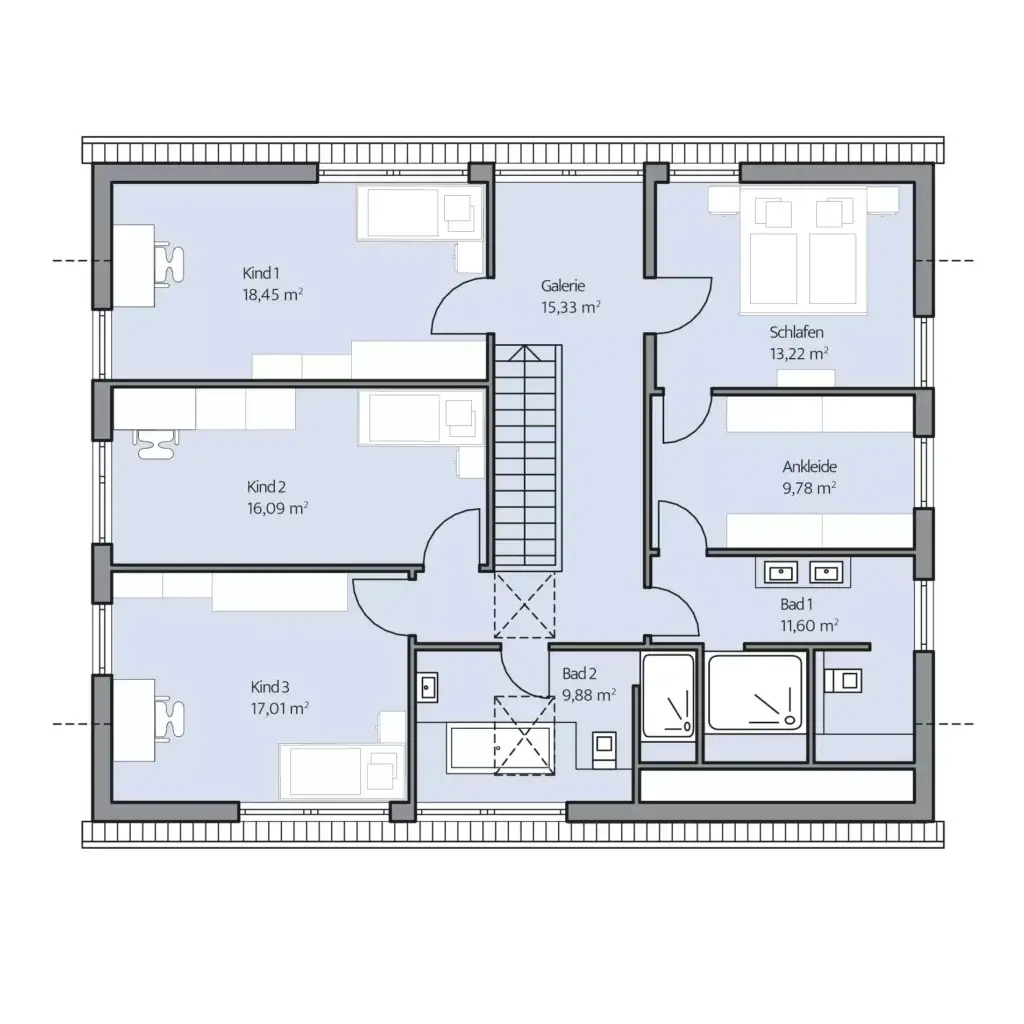 Grundriss Dachgeschoss