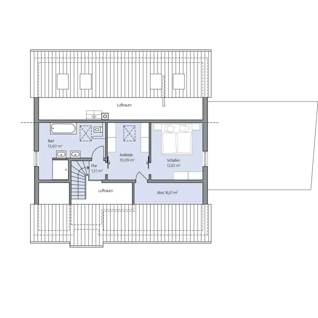 Grundriss Dachgeschoss