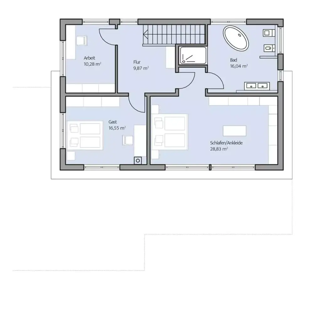 Grundriss Dachgeschoss