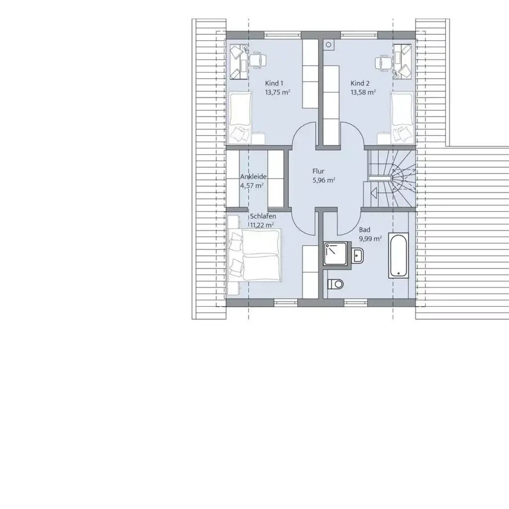 Grundriss Dachgeschoss