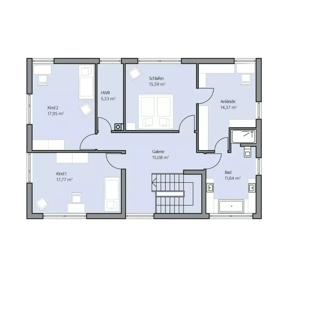 Grundriss Dachgeschoss