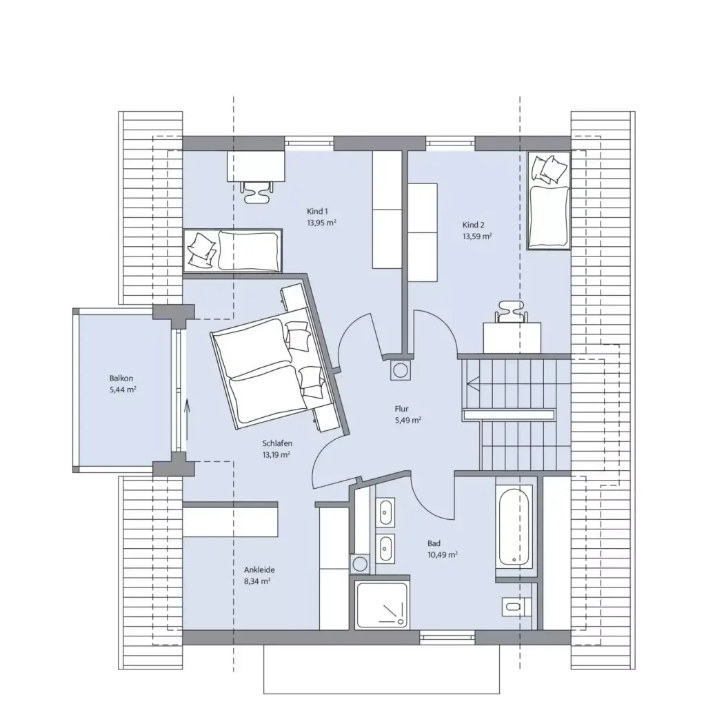 Grundriss Dachgeschoss