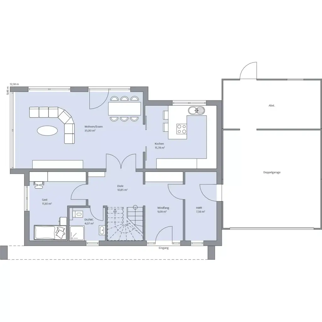 Grundriss Erdgeschoss