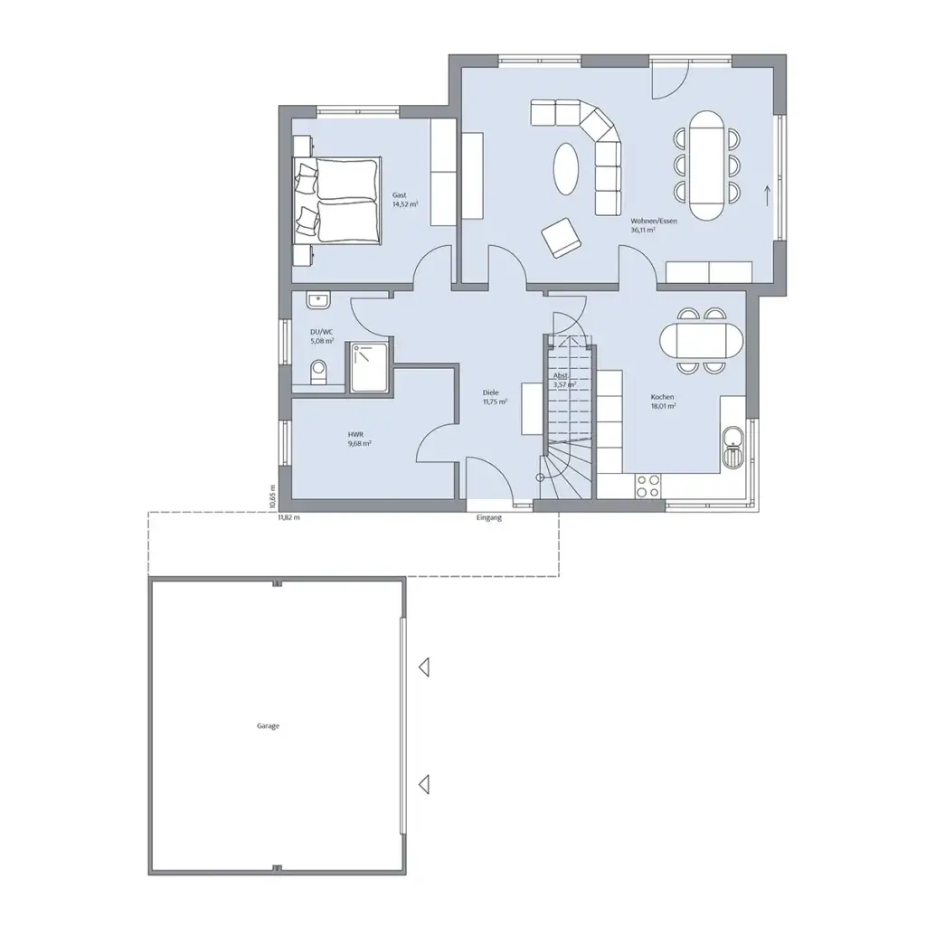 Grundriss Erdgeschoss