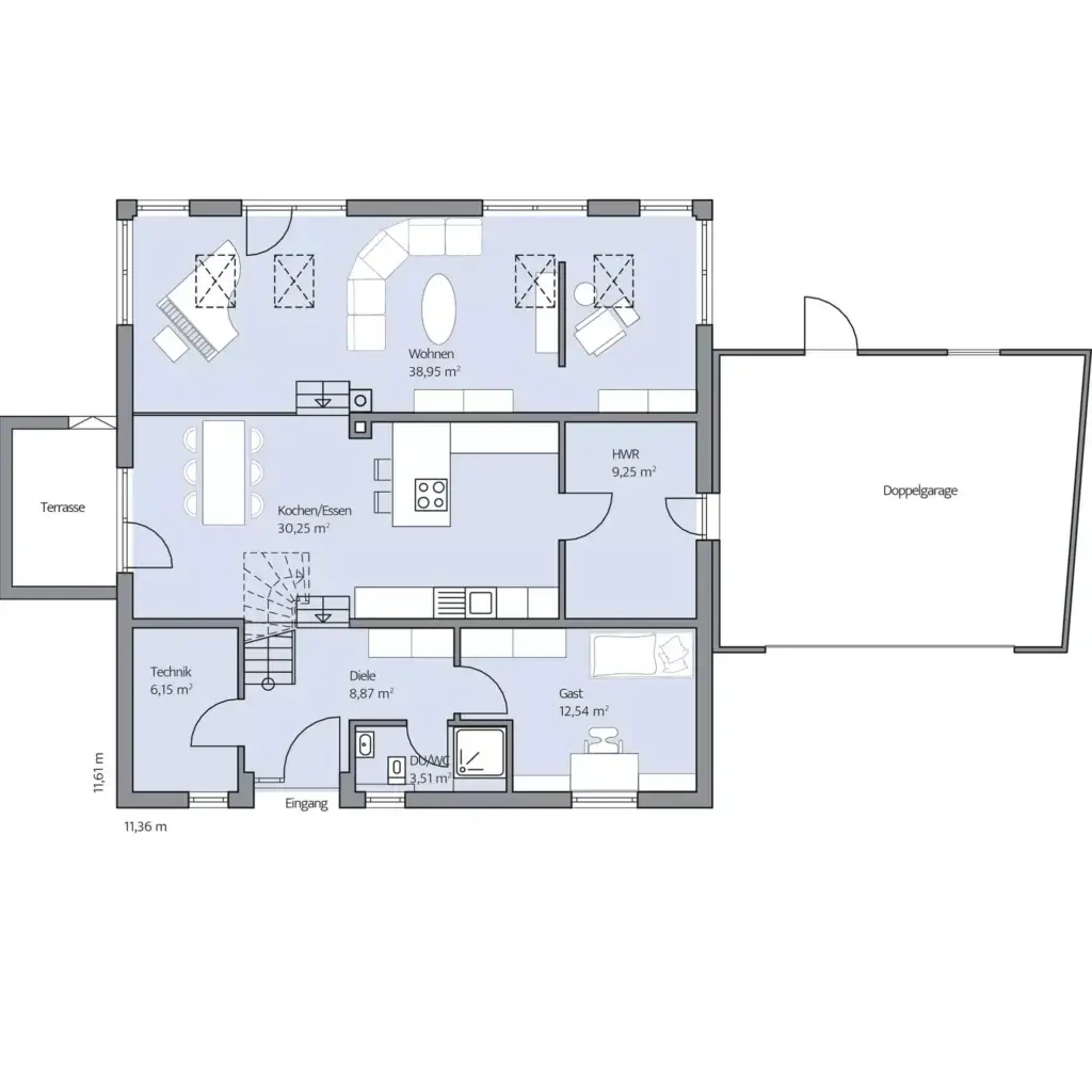 Grundriss Erdgeschoss