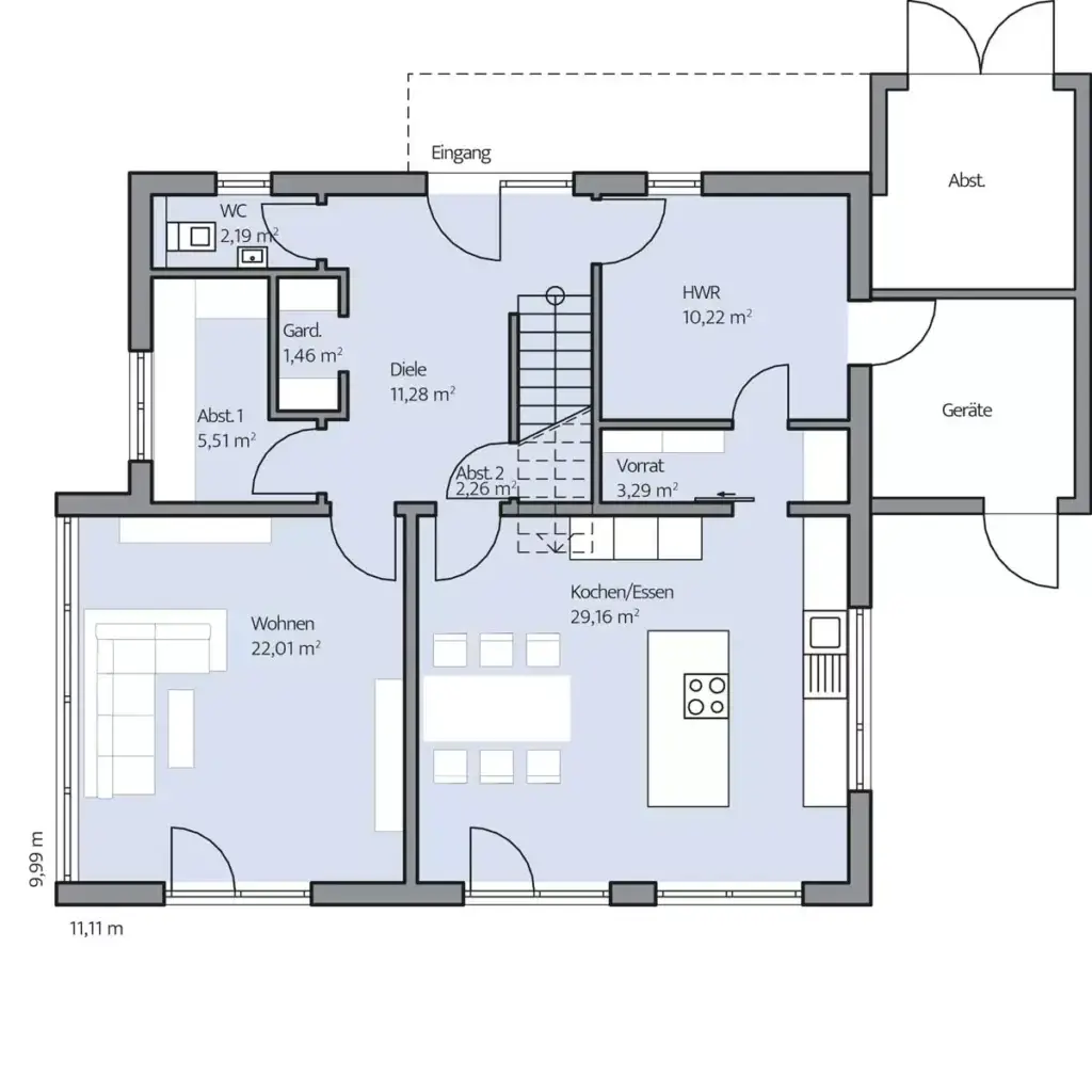 Grundriss Erdgeschoss