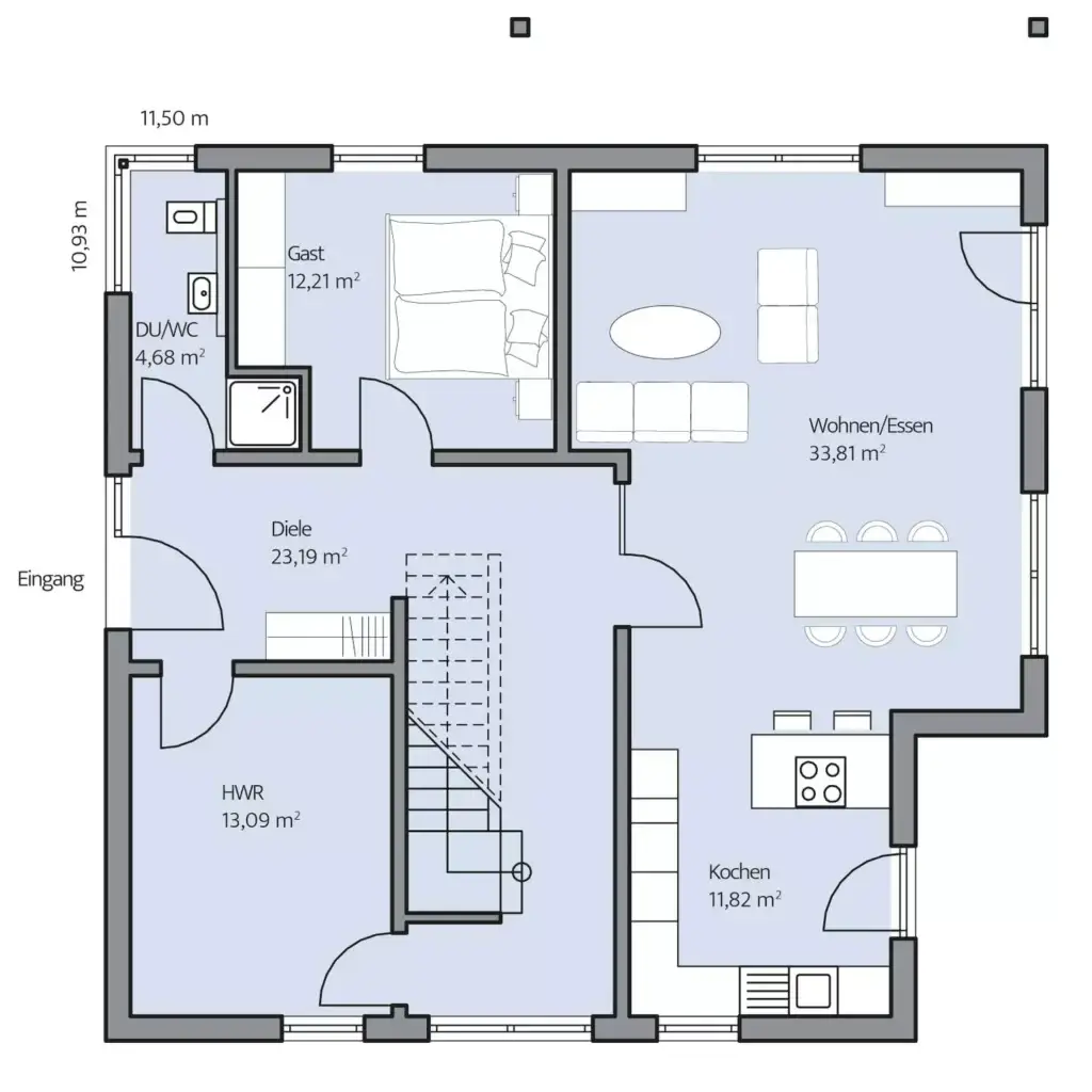 Grundriss Erdgeschoss