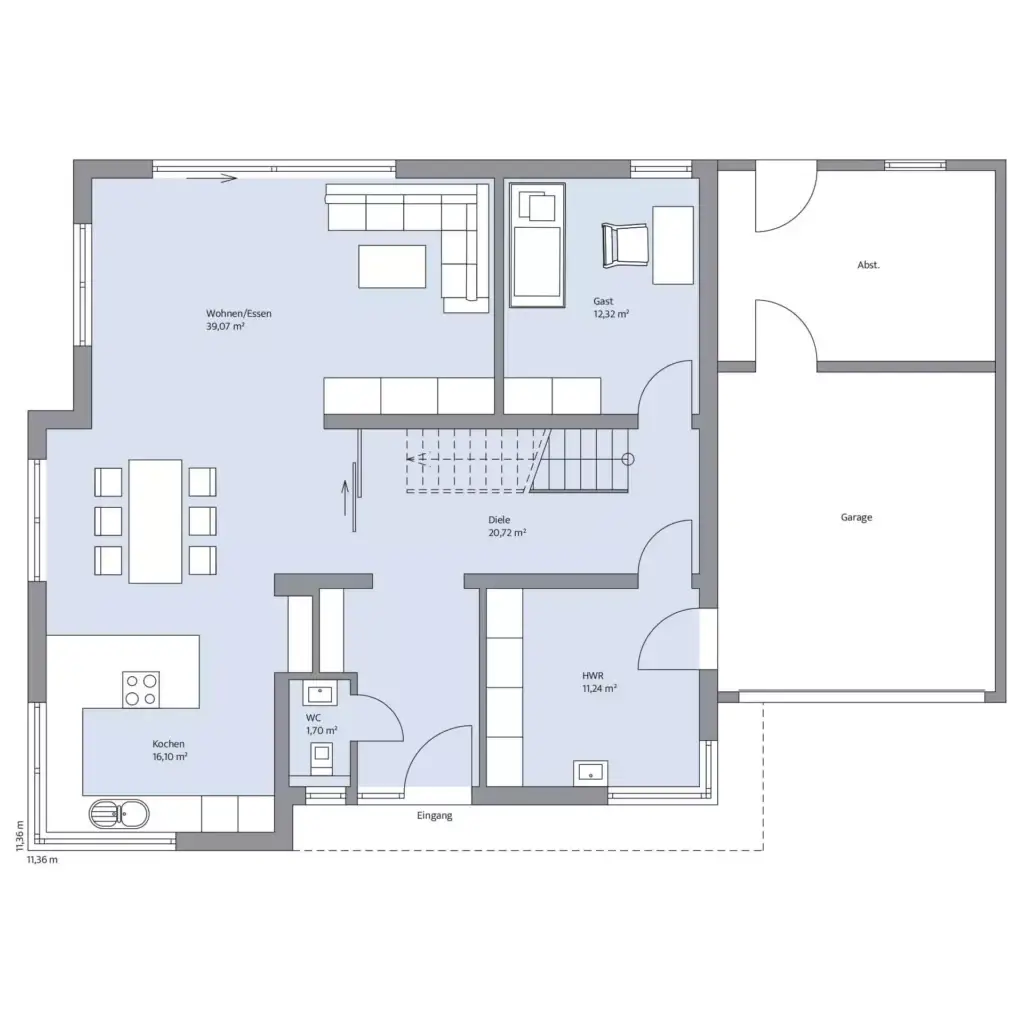 Grundriss Erdgeschoss