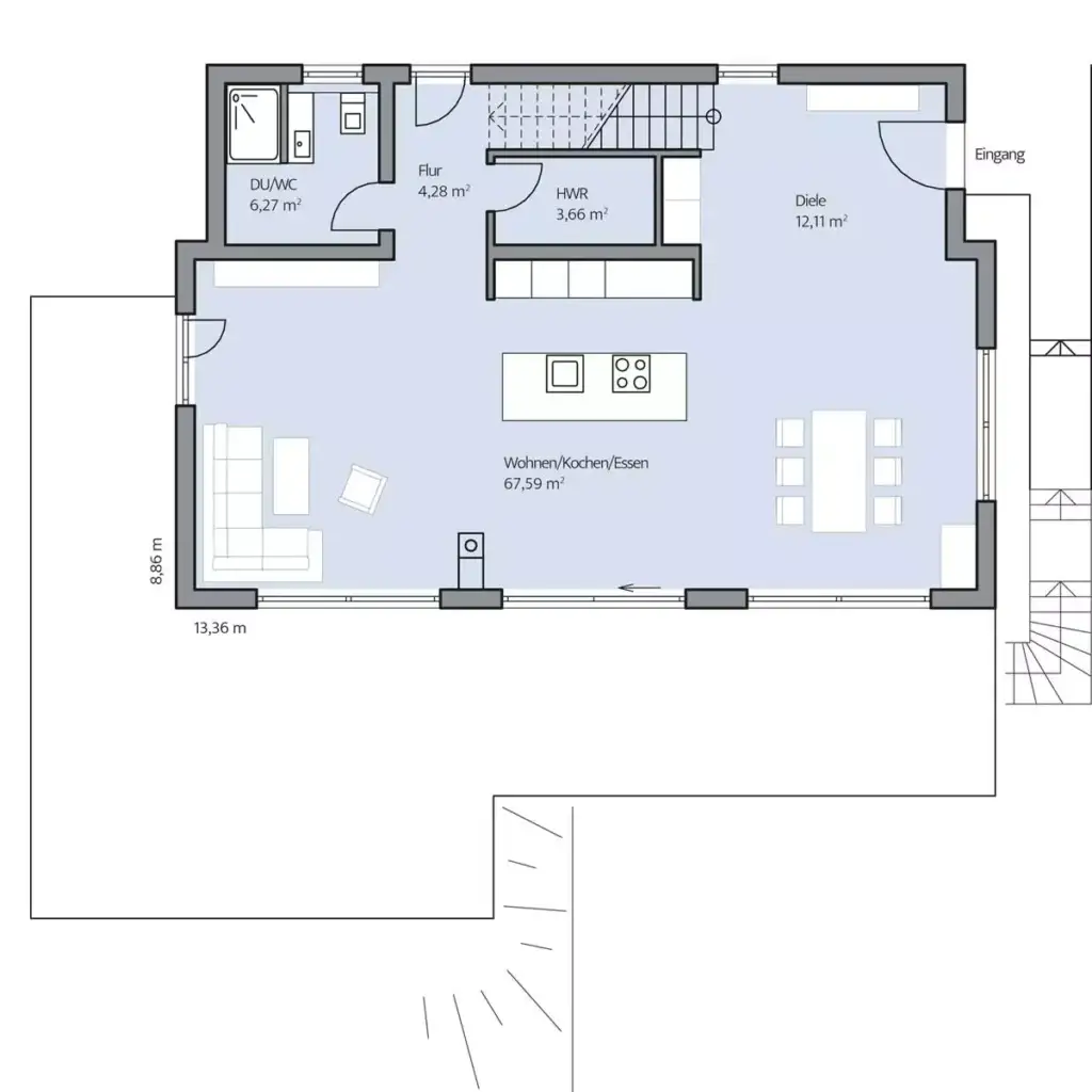 Grundriss Erdgeschoss