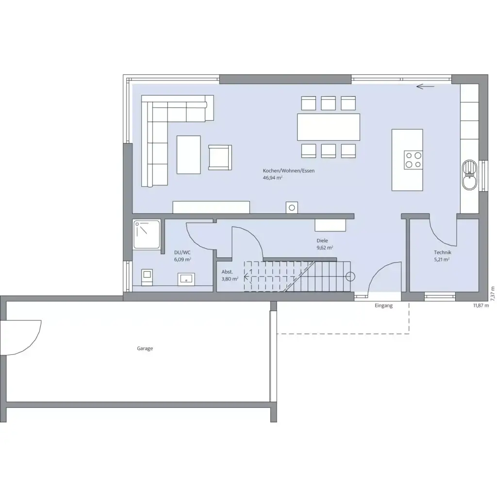 Grundriss Erdgeschoss