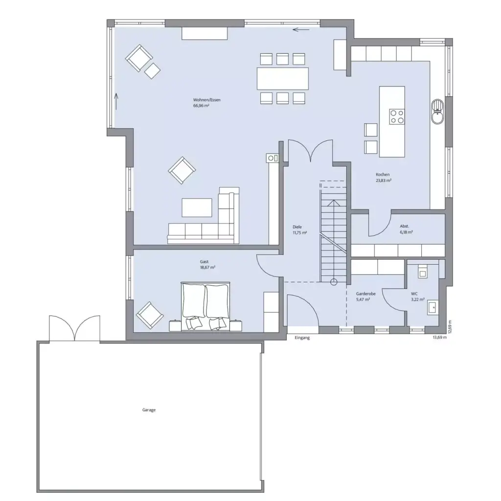 Grundriss Erdgeschoss