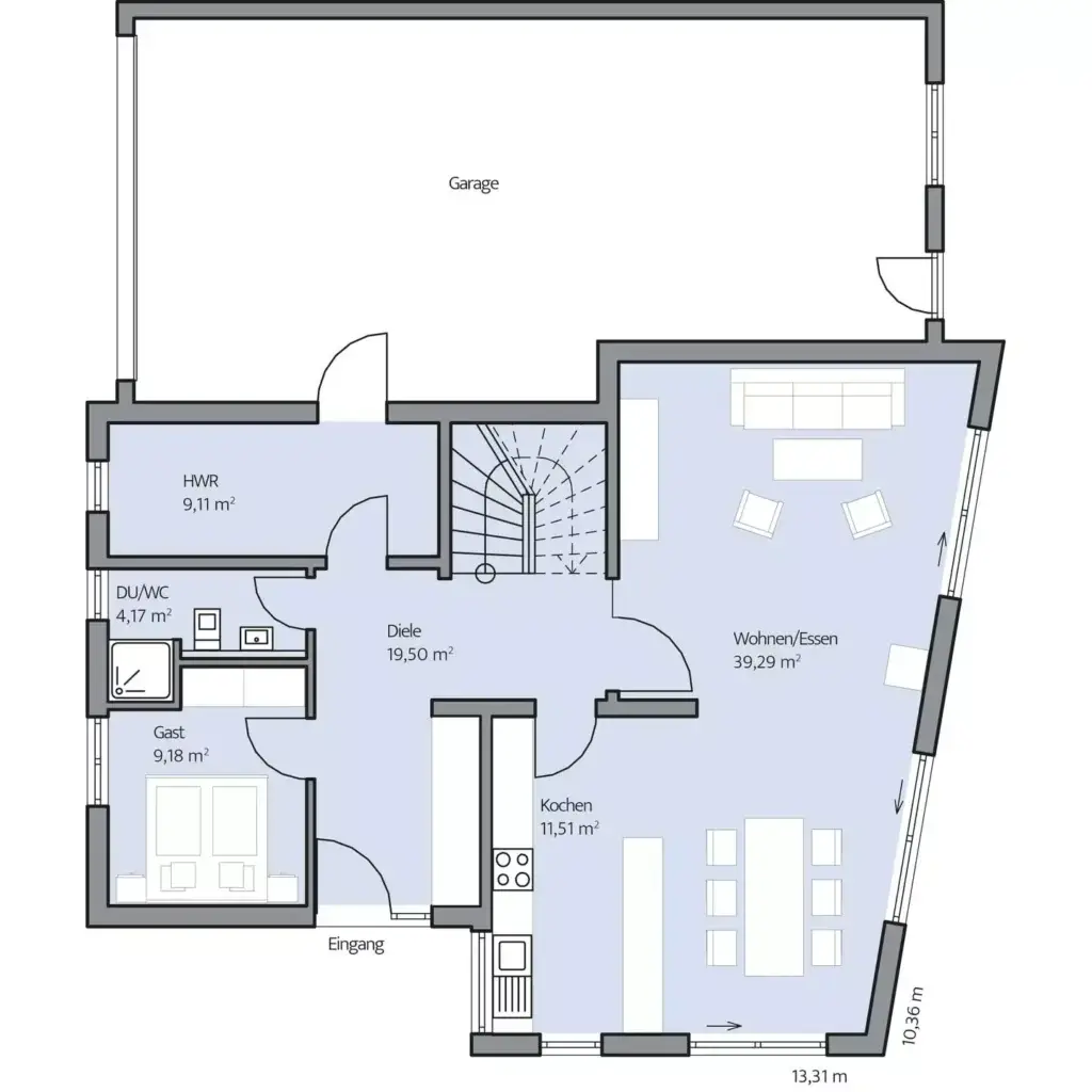 Grundriss Erdgeschoss