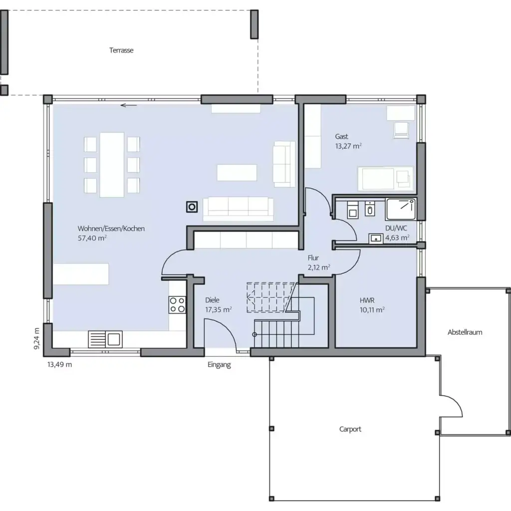 Grundriss Erdgeschoss