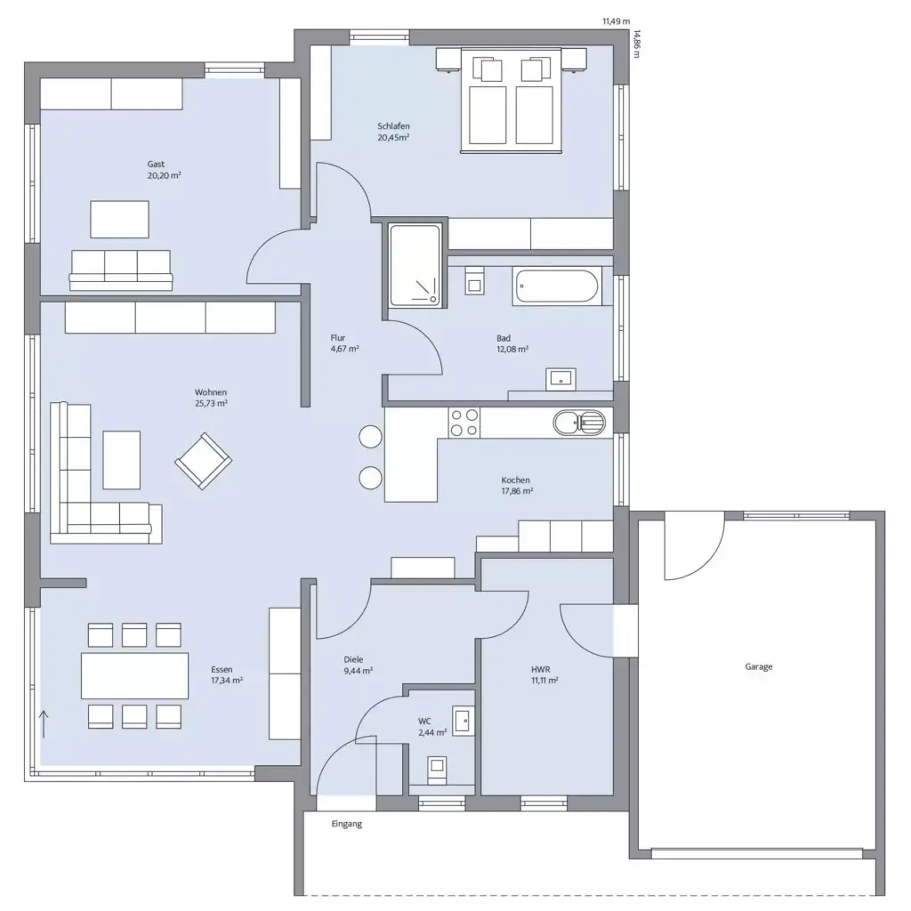 Grundriss Erdgeschoss