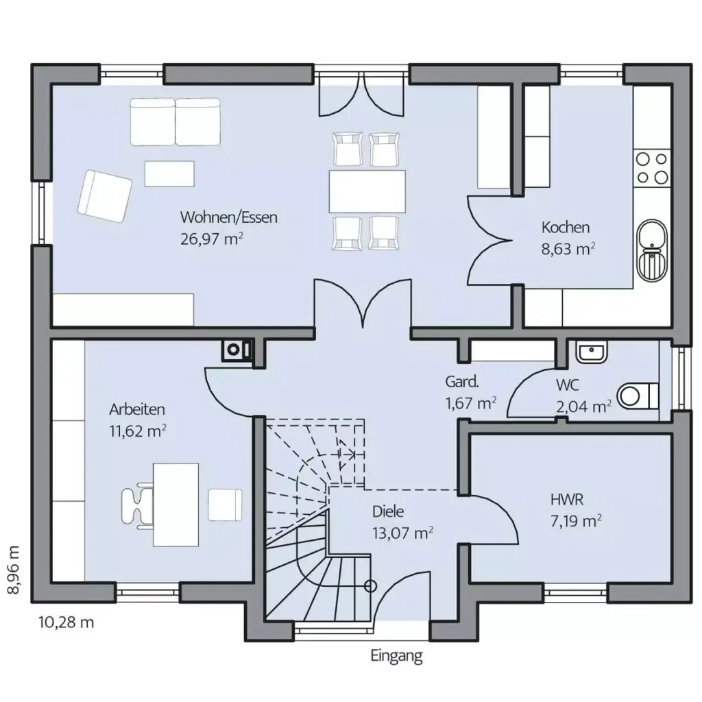 Grundriss Erdgeschoss