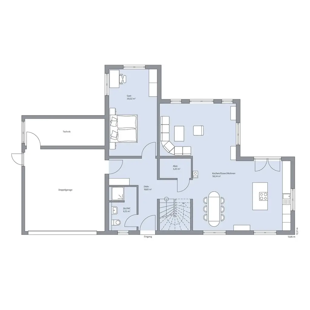 Grundriss Erdgeschoss