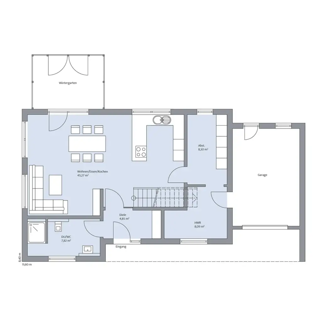 Grundriss Erdgeschoss