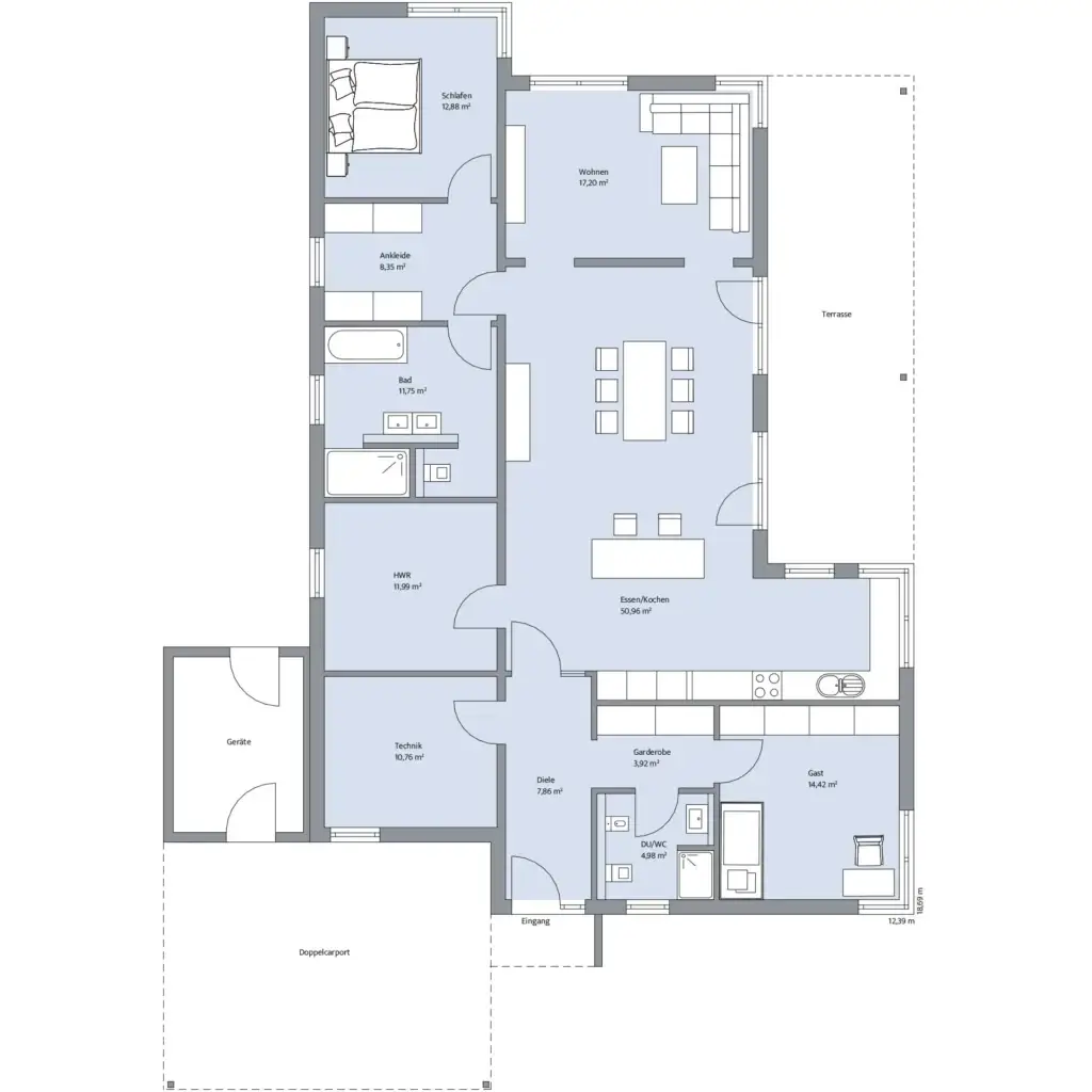 Grundriss Erdgeschoss