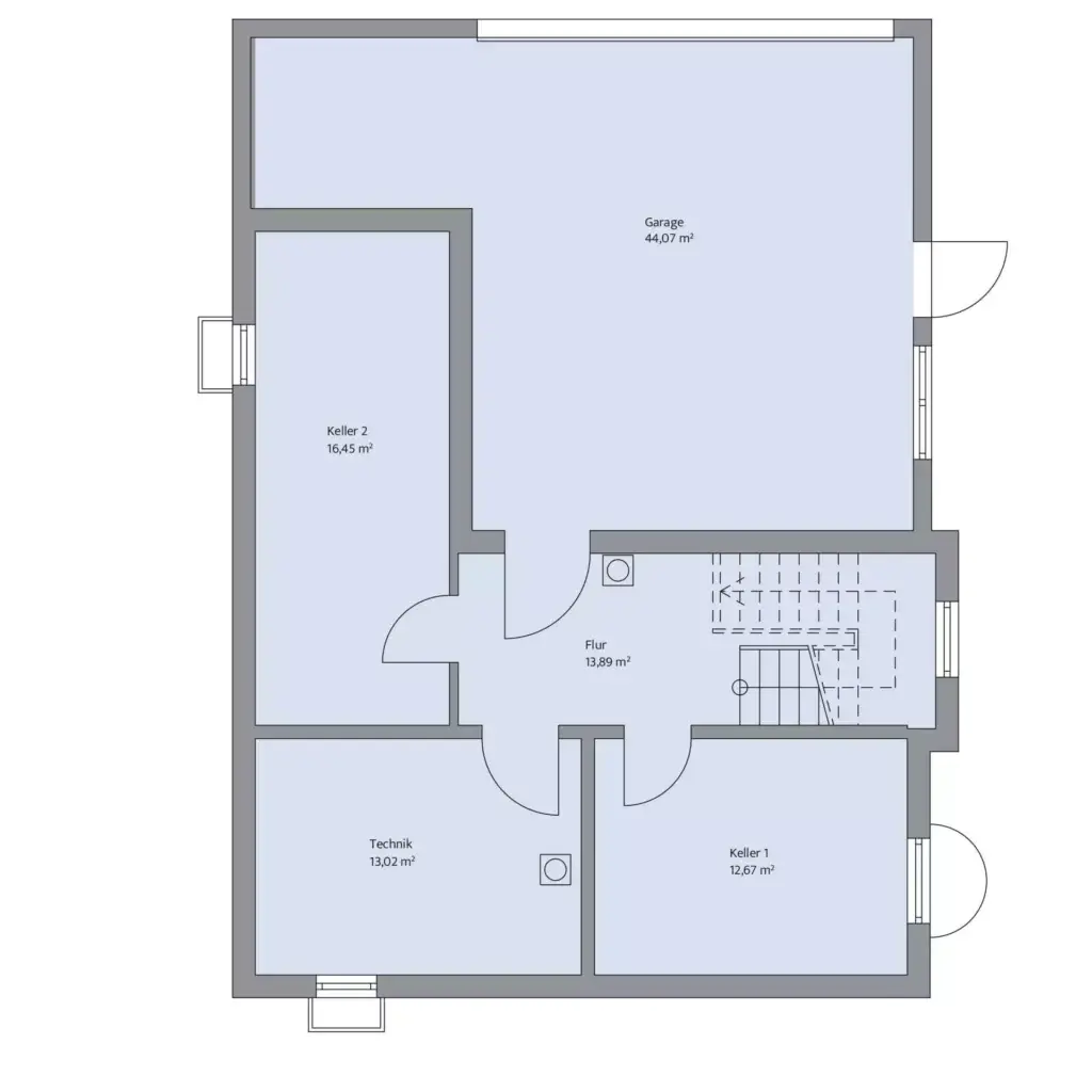 Grundriss Kellergeschoss