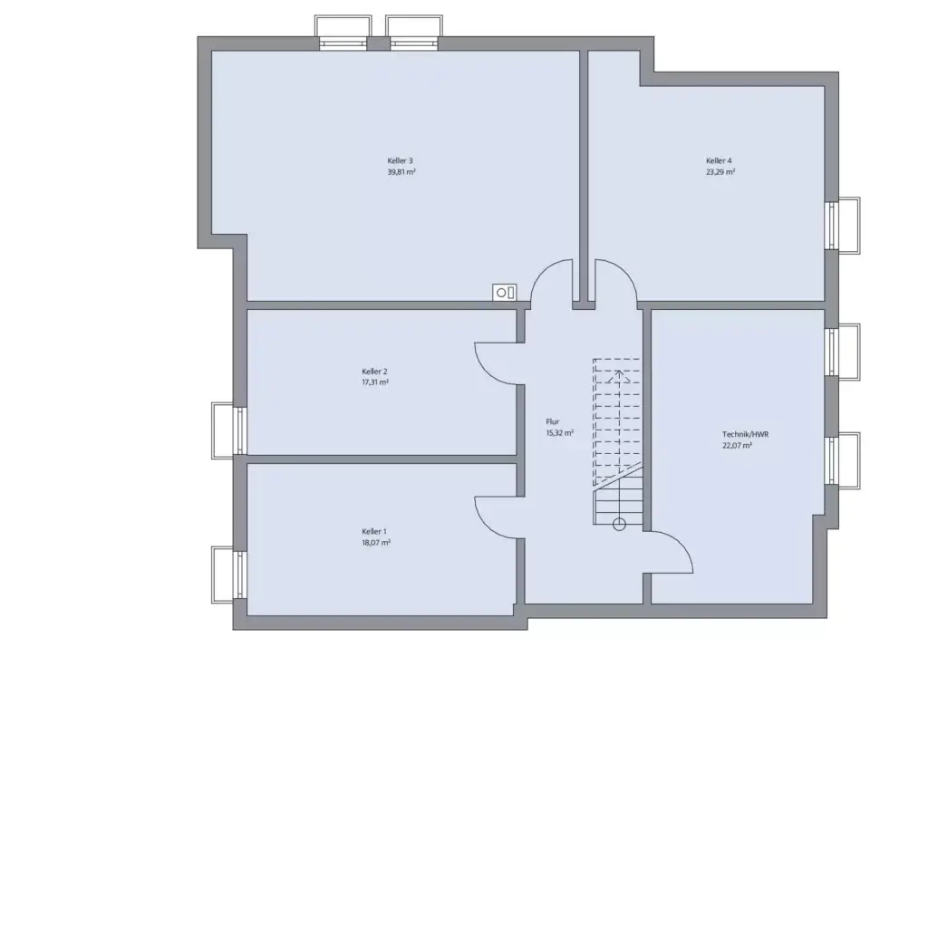 Grundriss Kellergeschoss