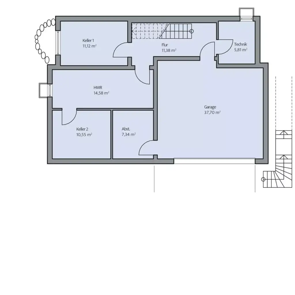 Grundriss Kellergeschoss