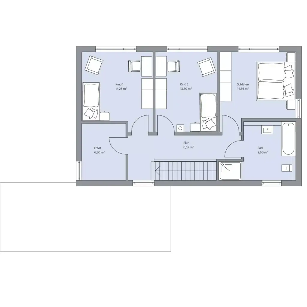 Grundriss Obergeschoss