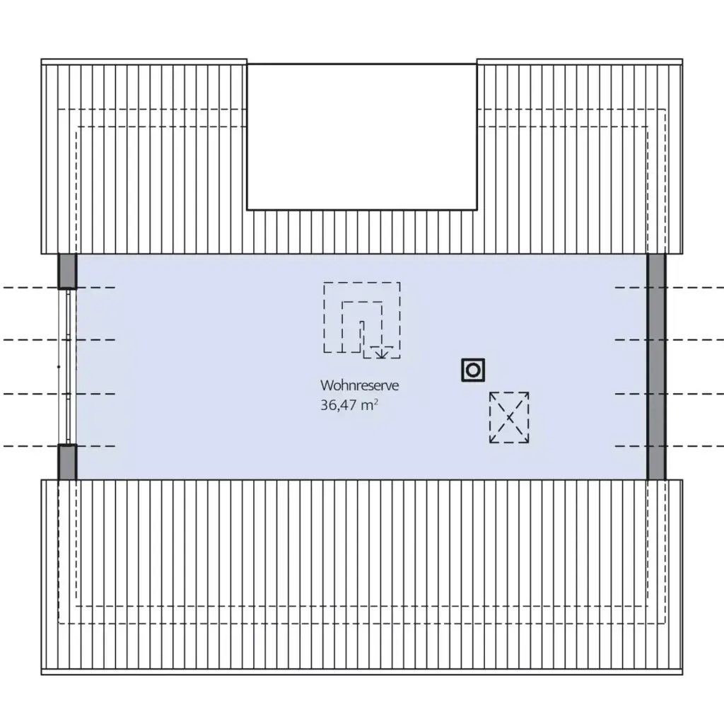 Grundriss Spitzboden