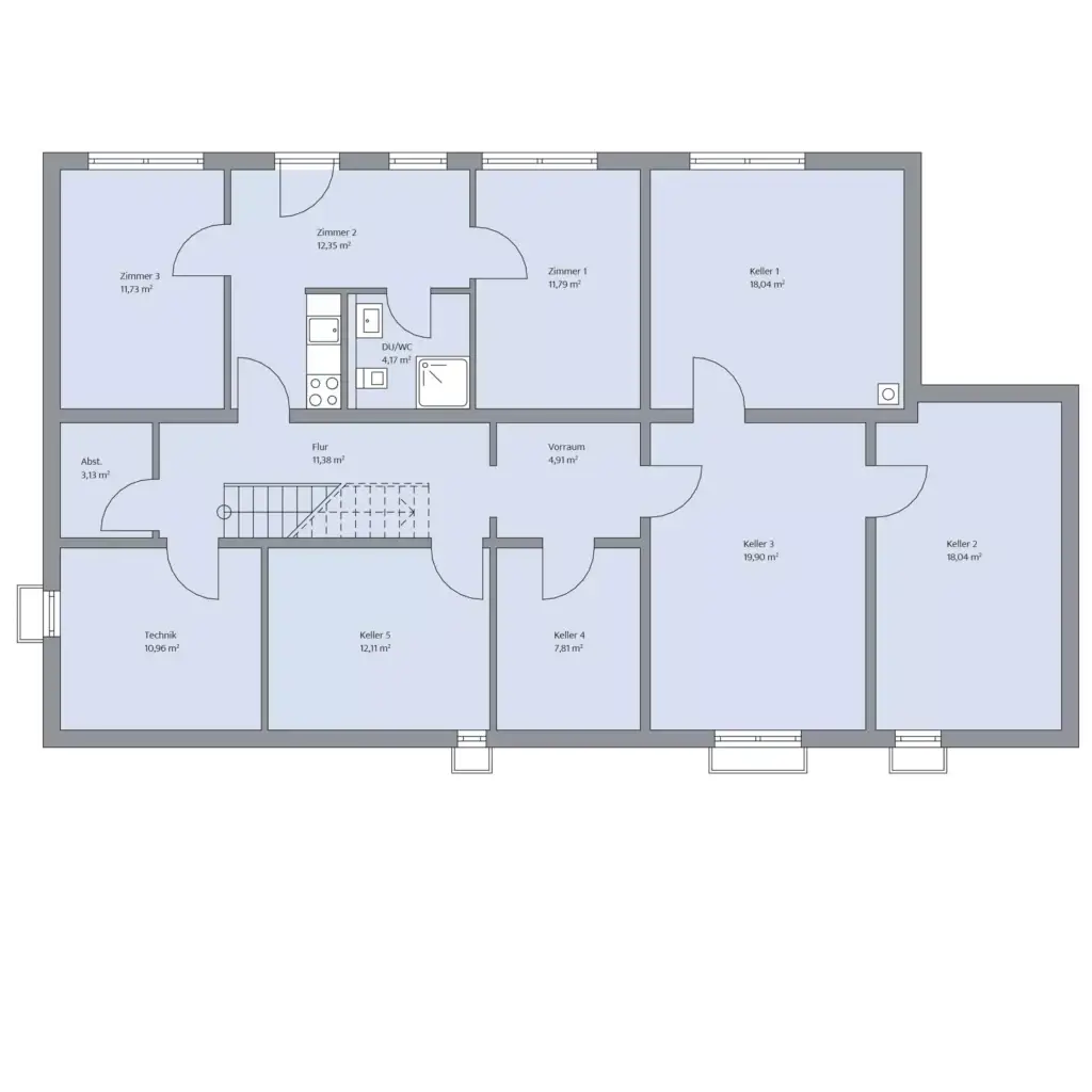 Grundriss Kellergeschoss