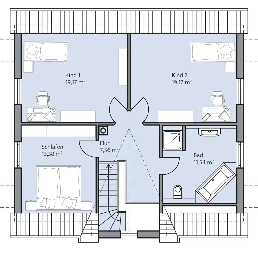 Grundriss Dachgeschoss