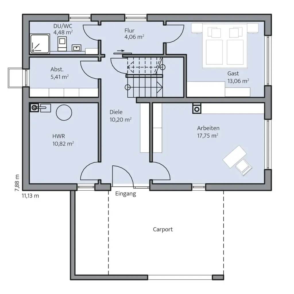 Grundriss Untergeschoss