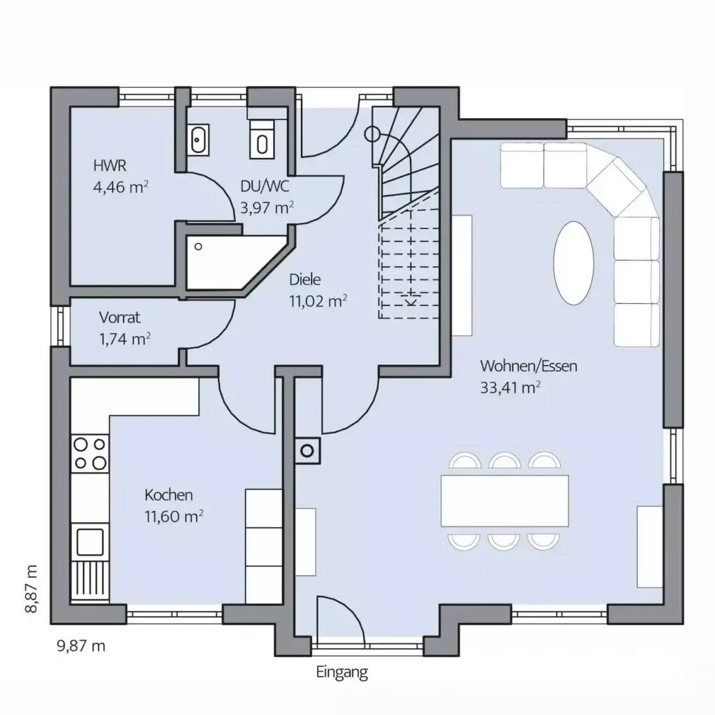 Grundriss Erdgeschoss