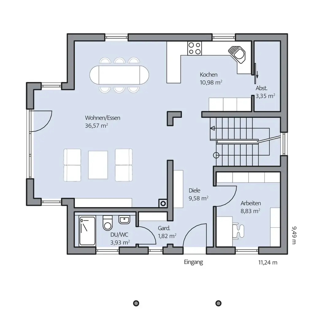 Grundriss Erdgeschoss