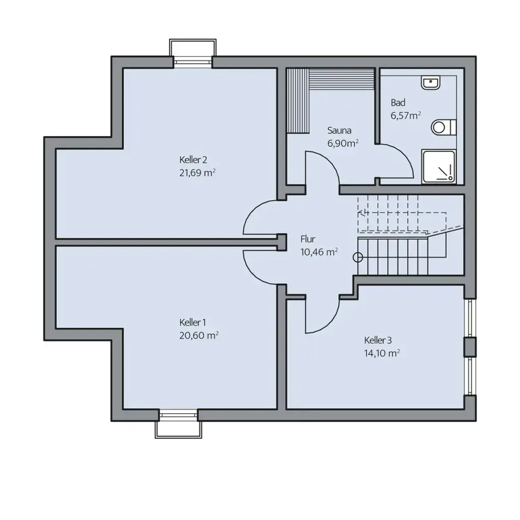 Grundriss Kellergeschoss
