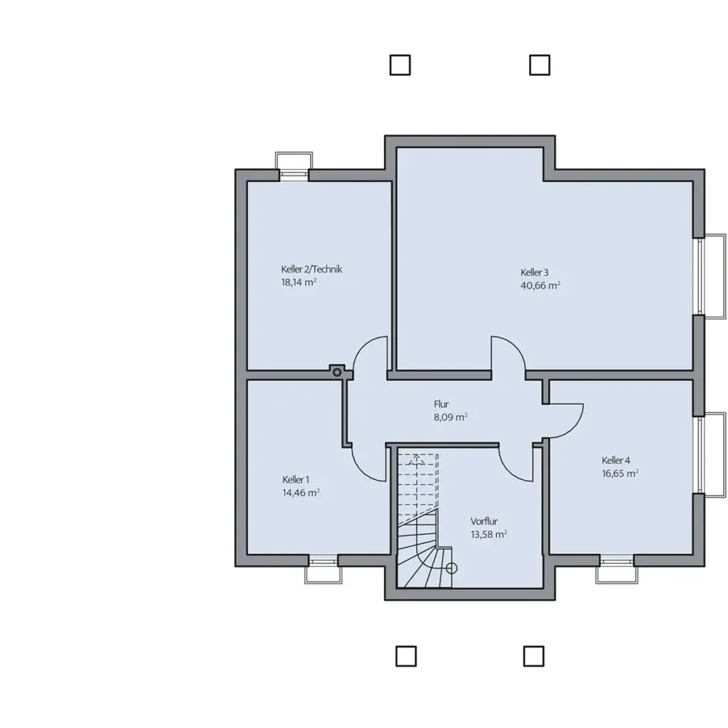 Grundriss Kellergeschoss