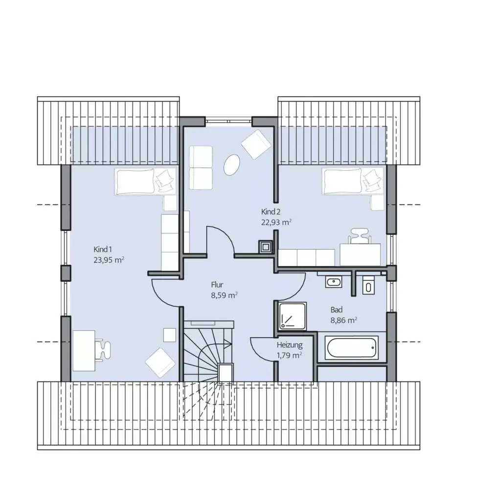 Grundriss Dachgeschoss
