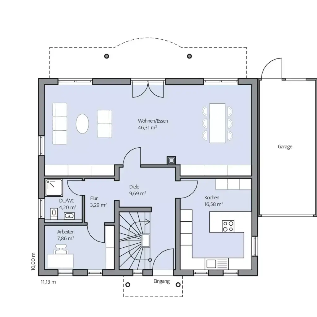 Grundriss Erdgeschoss