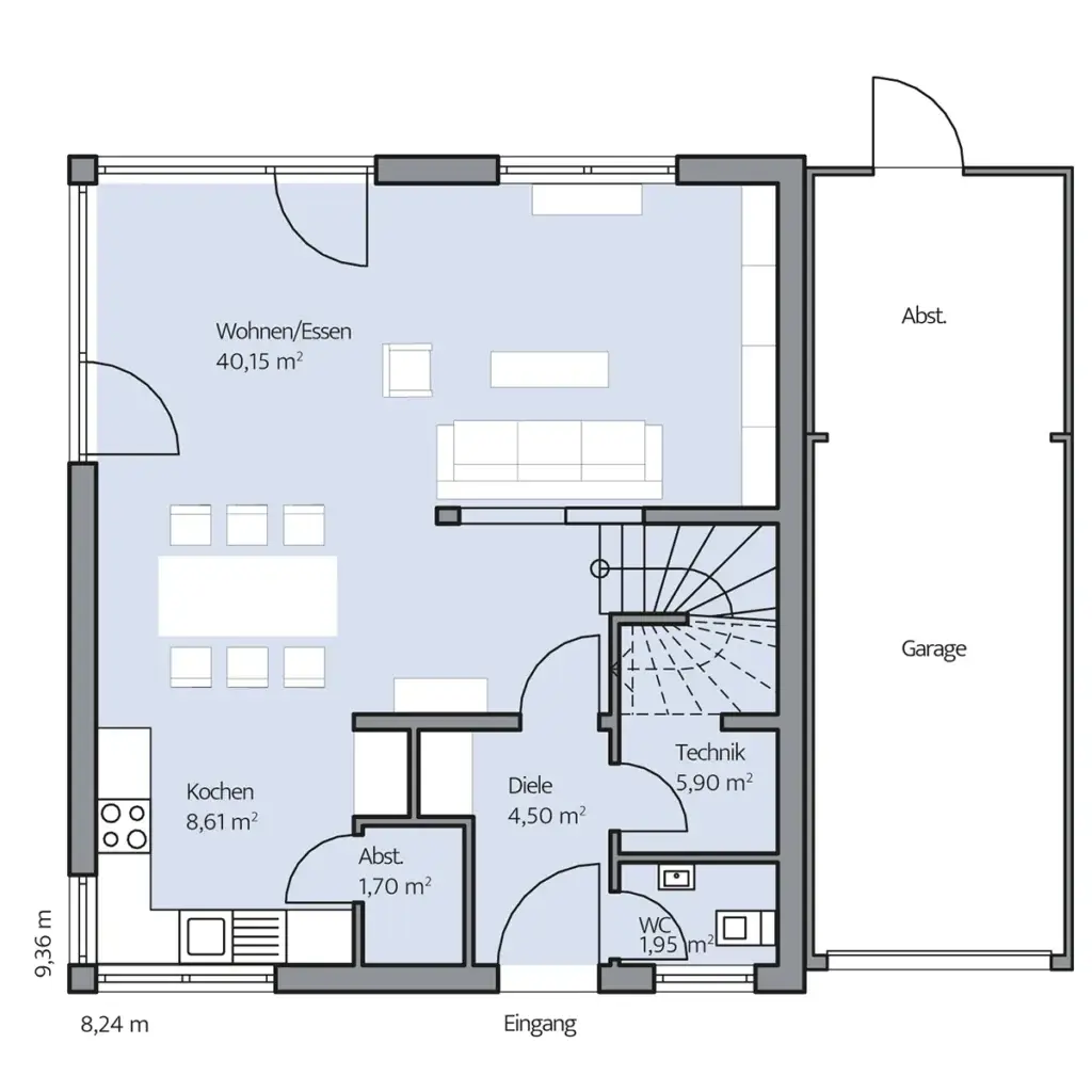 Grundriss Erdgeschoss