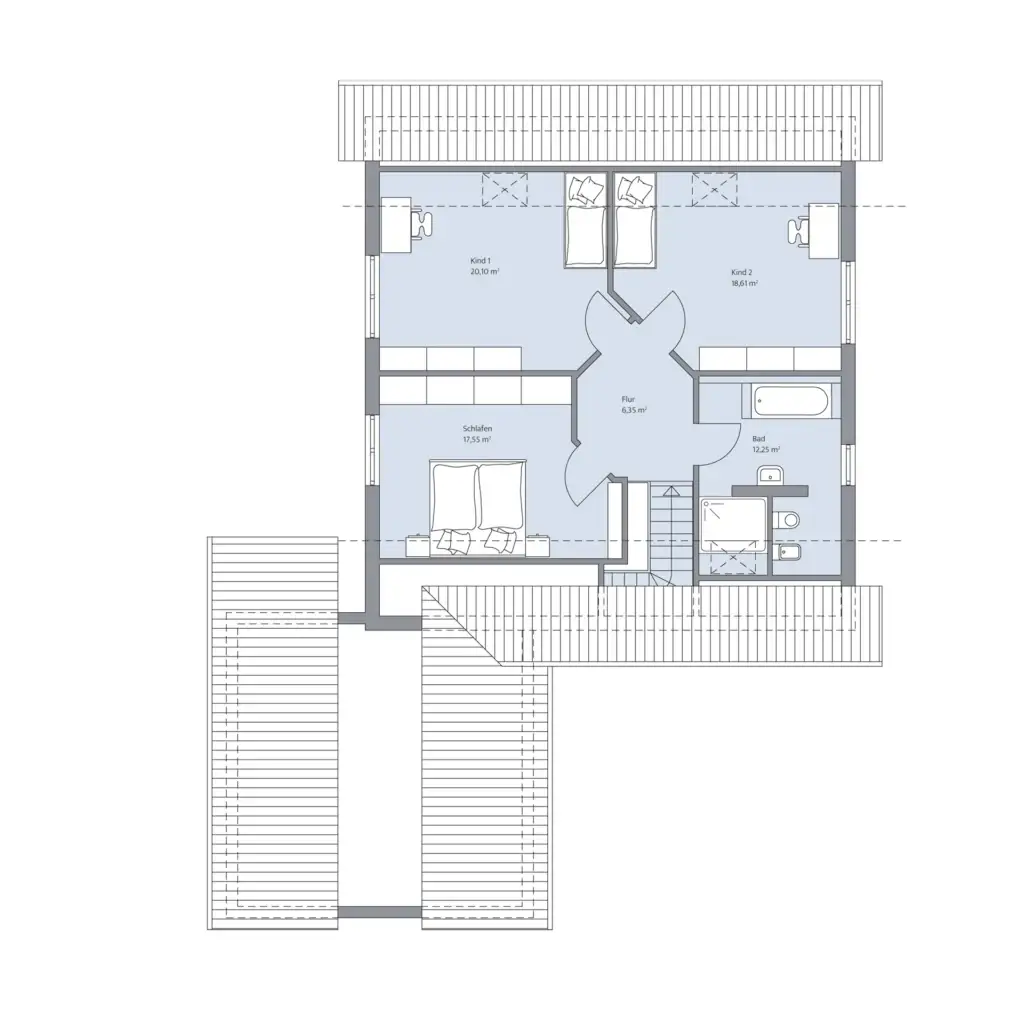 Grundriss Dachgeschoss