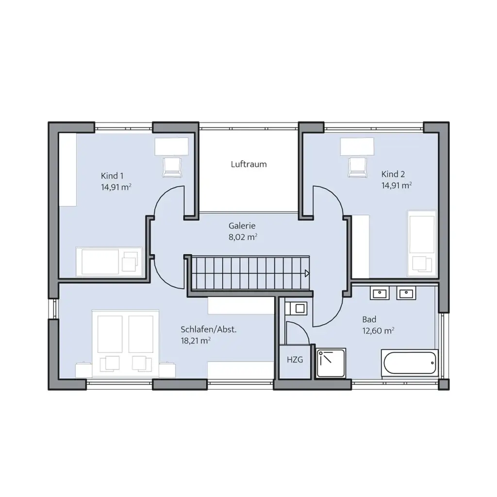 Grundriss Obergeschoss