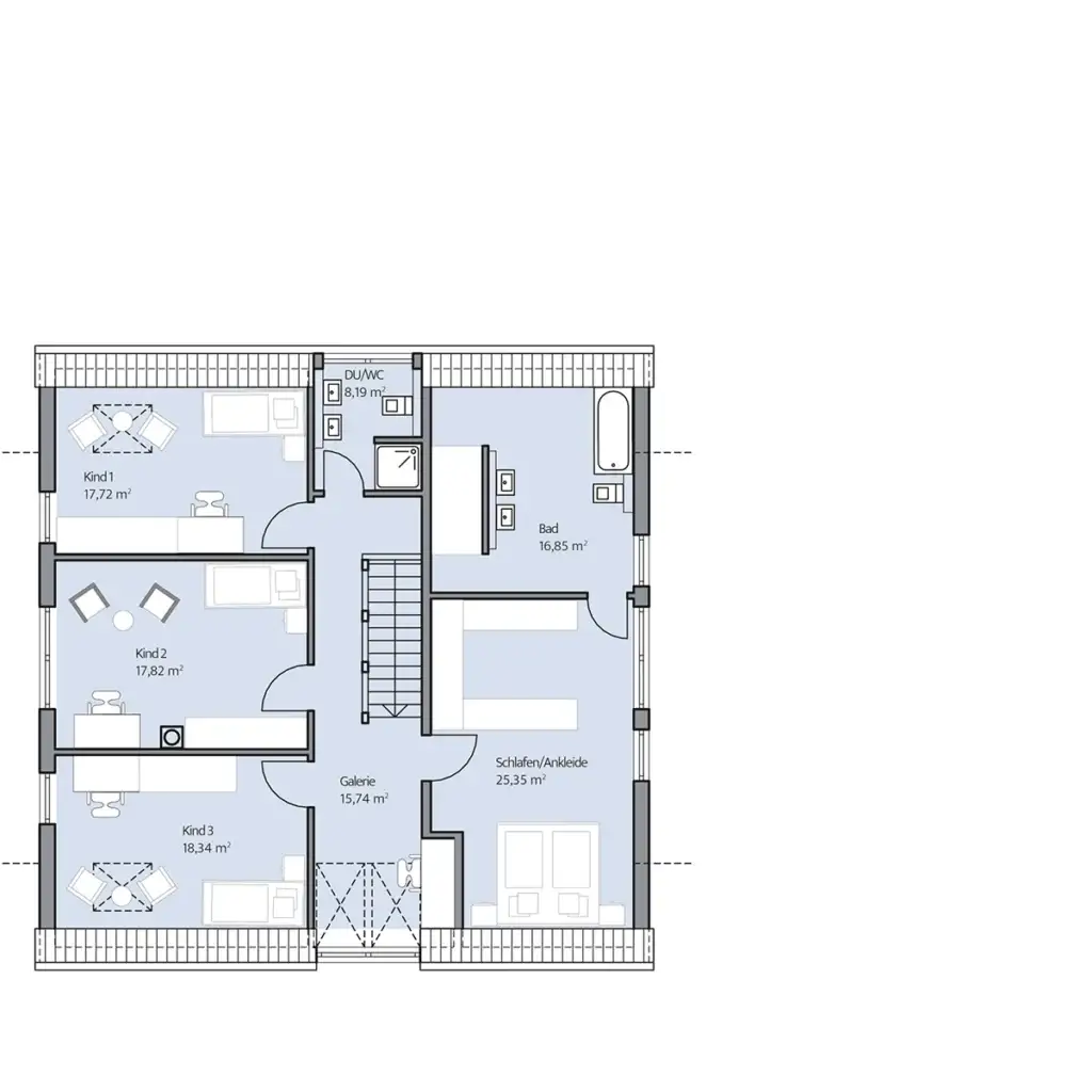 Grundriss Dachgeschoss