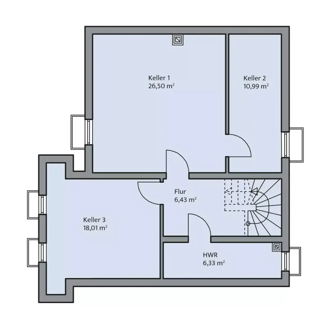 Grundriss Kellergeschoss