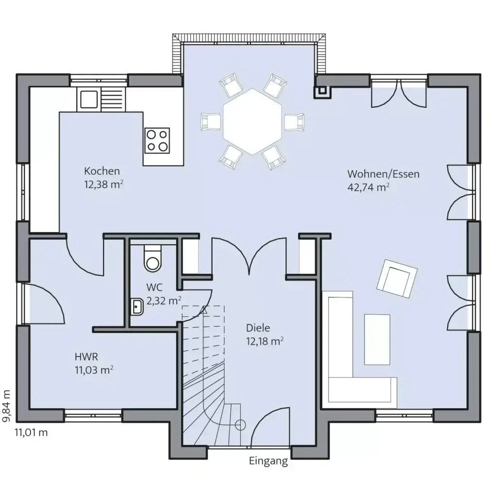 Grundriss Erdgeschoss