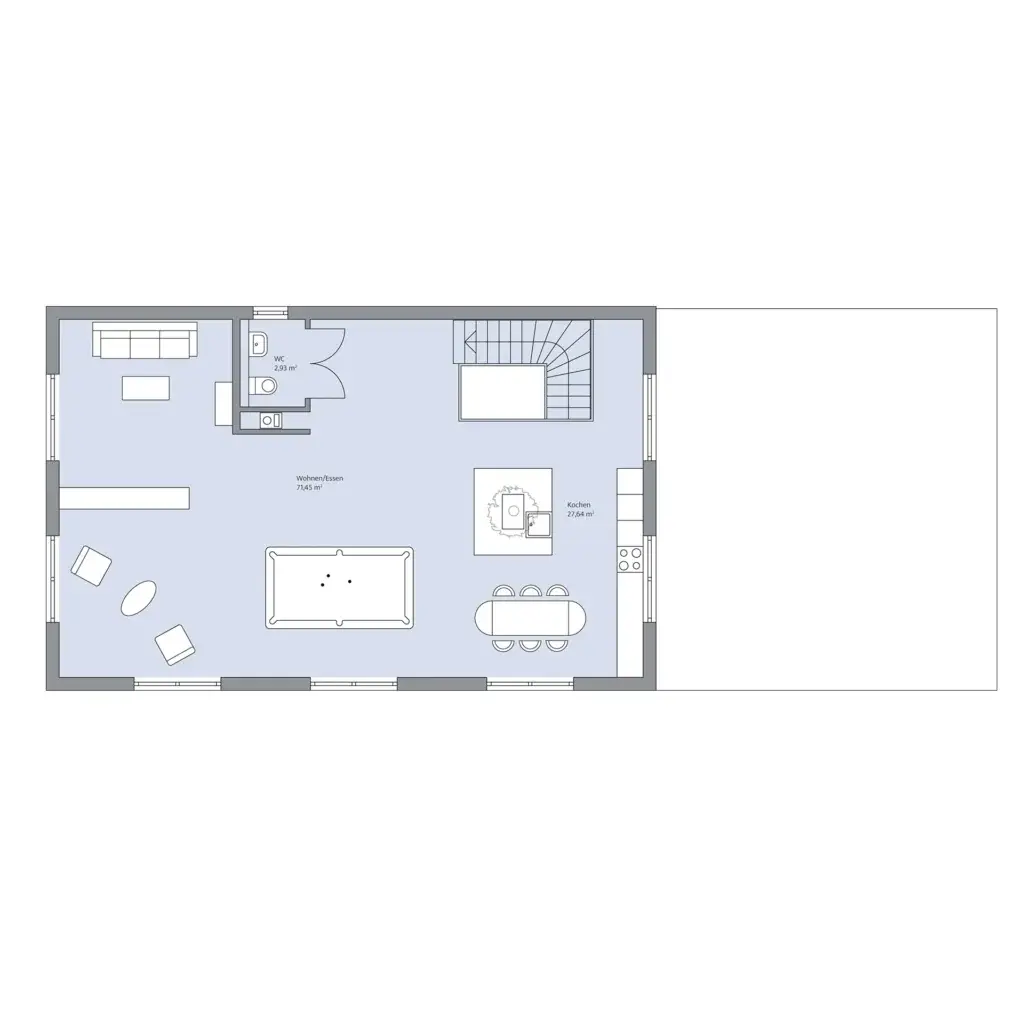 Grundriss Obergeschoss