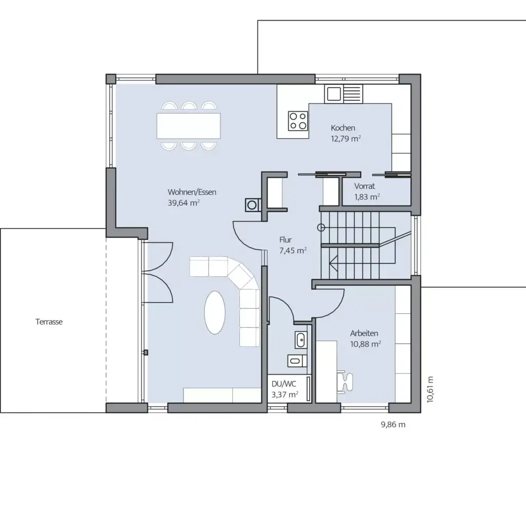 Grundriss Erdgeschoss