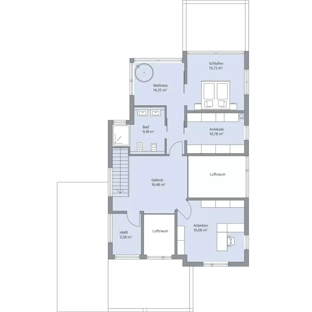 Grundriss Dachgeschoss