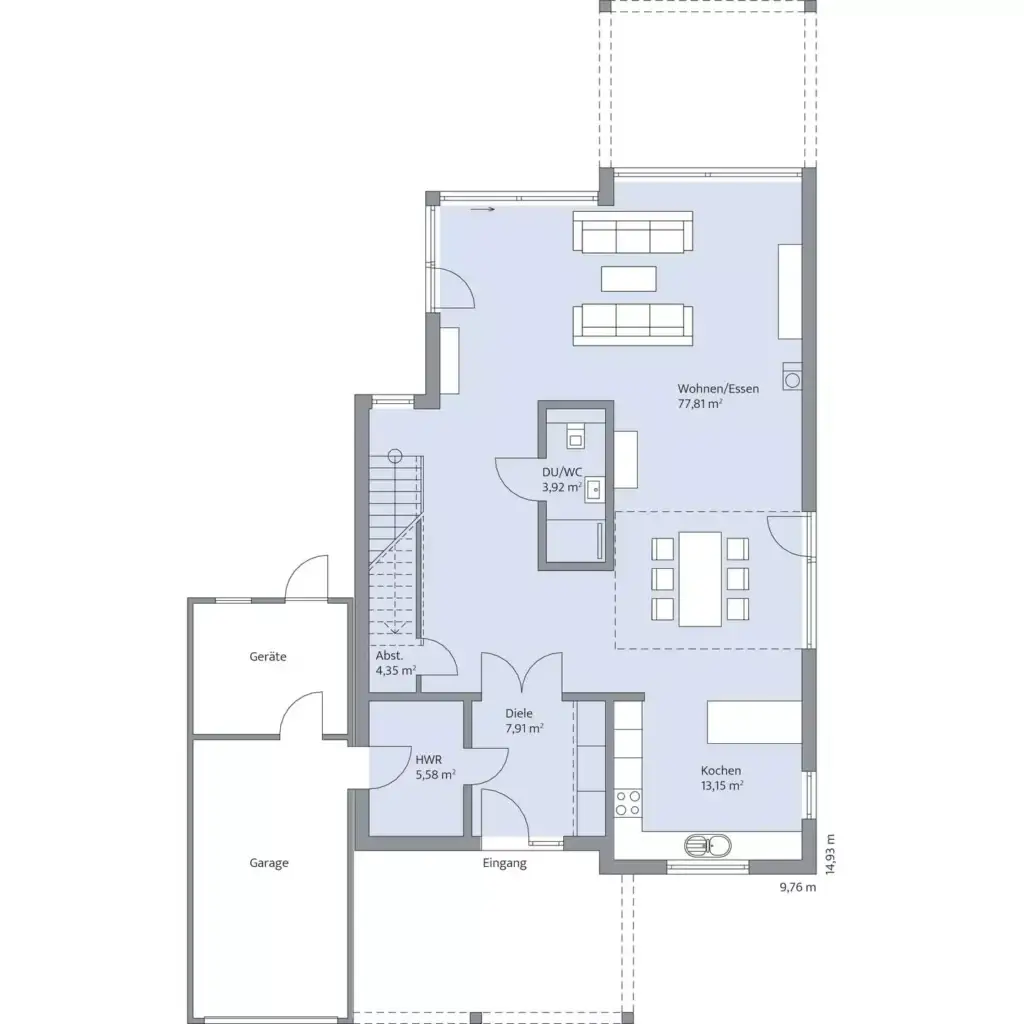 Grundriss Erdgeschoss