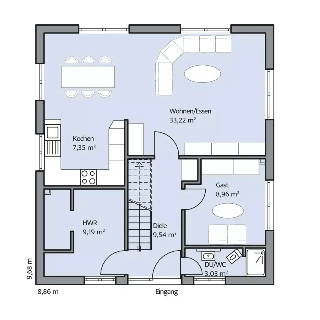 Grundriss Erdgeschoss