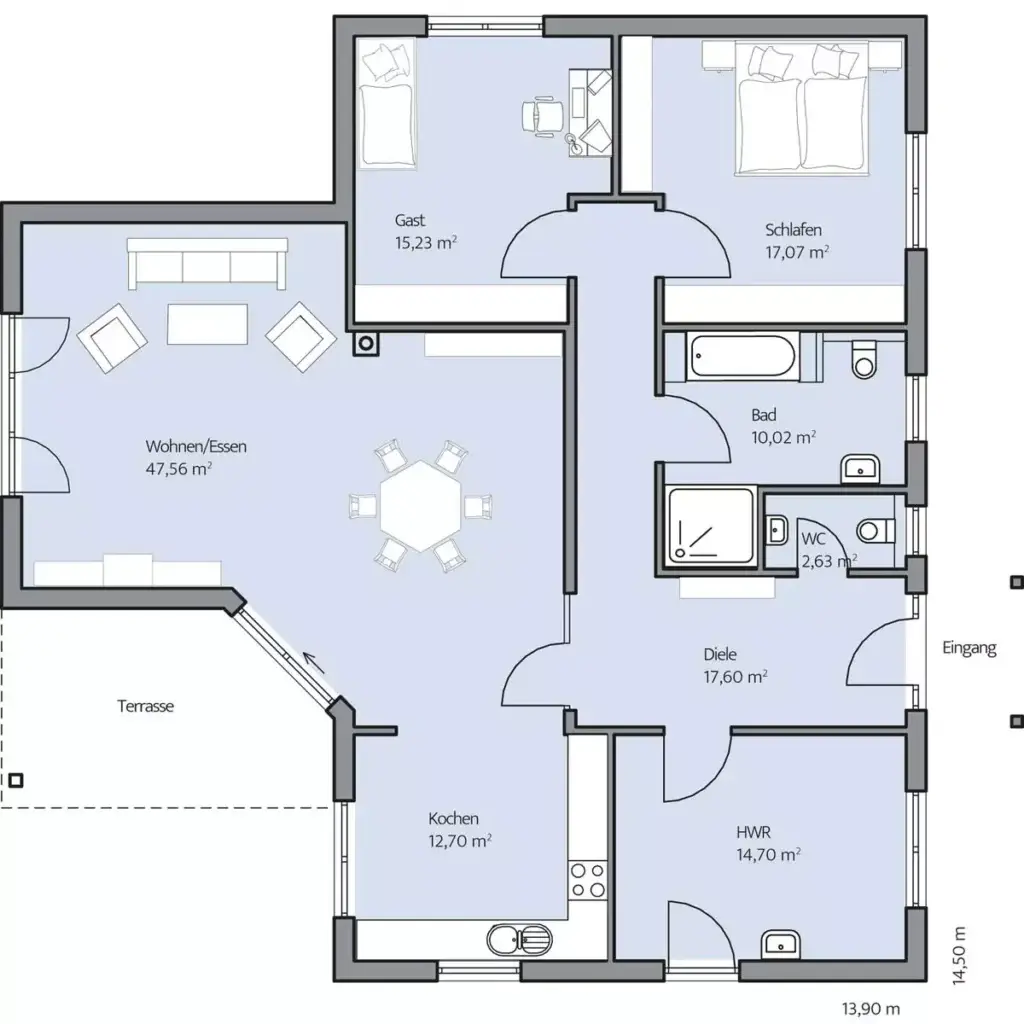 Grundriss Erdgeschoss