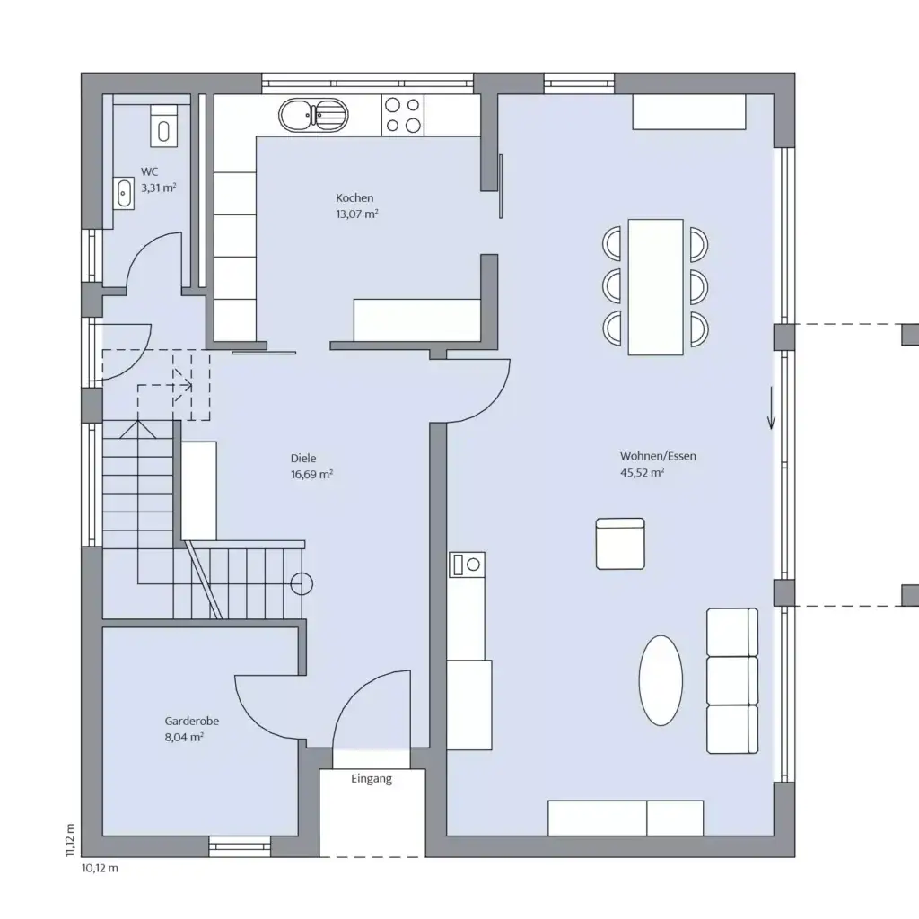 Grundriss Erdgeschoss