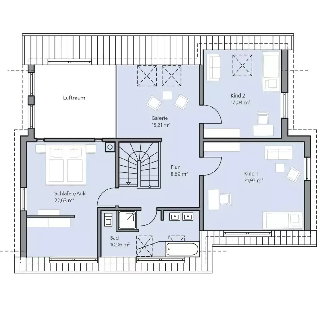 Grundriss Dachgeschoss